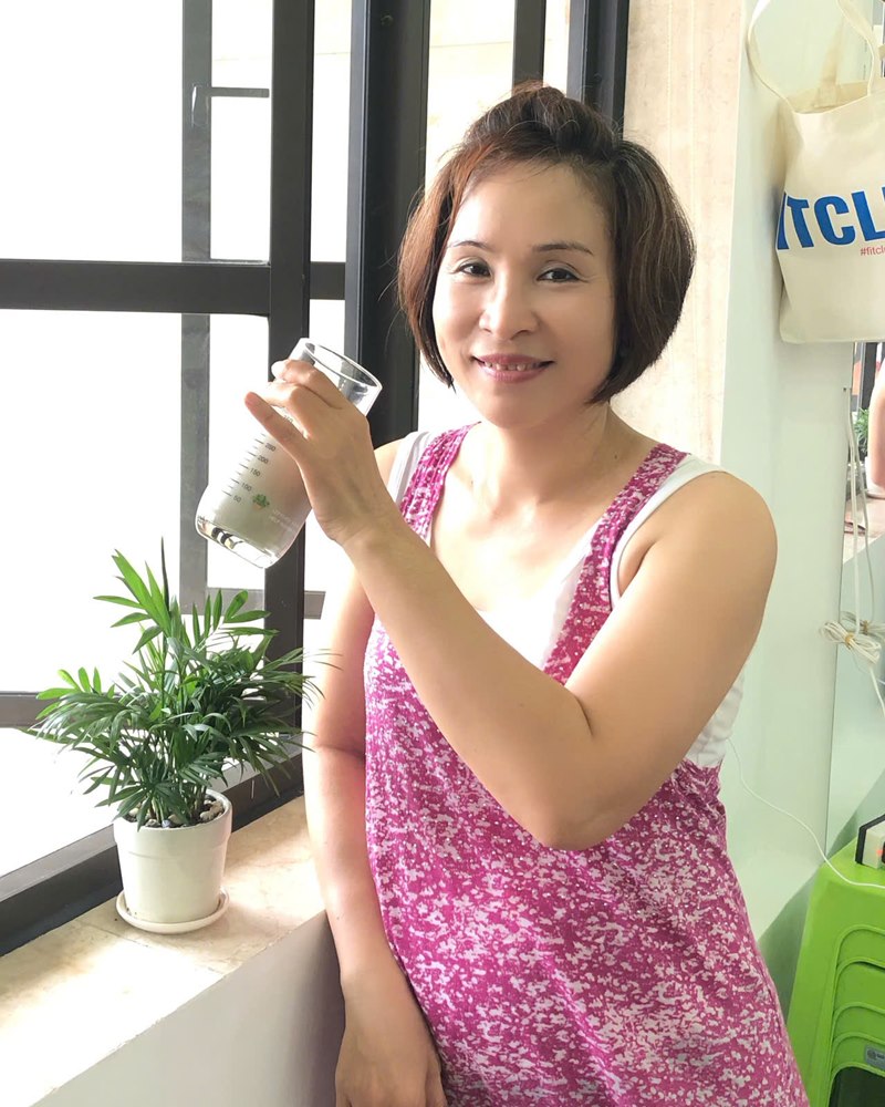 Chị Hiếu hiện tại — tươi tắn, tràn năng lượng